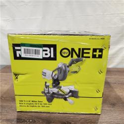 NEW!  RYOBI 18-Volt ONE+ Cordless 7-1/4 in. Compound Miter Saw (Tool Only) with Blade and Blade Wrench