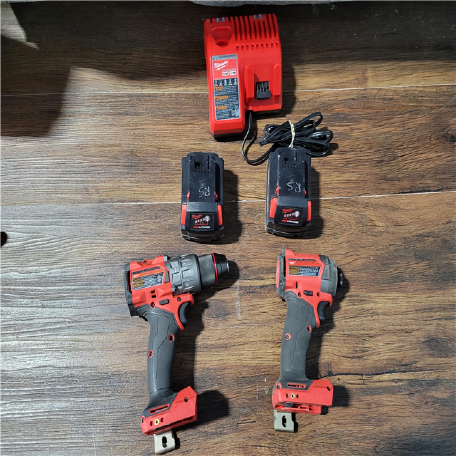 CALIFORNIA AS-IS MILWAUKEE M18 FUEL 2-TOOL COMBO KIT(BATTERIES AND CHARGER INCLUDED)