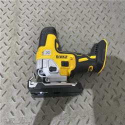 Houston location AS-IS DEWALT 20V MAX XR Cordless Barrel Grip Jigsaw (Tool Only)