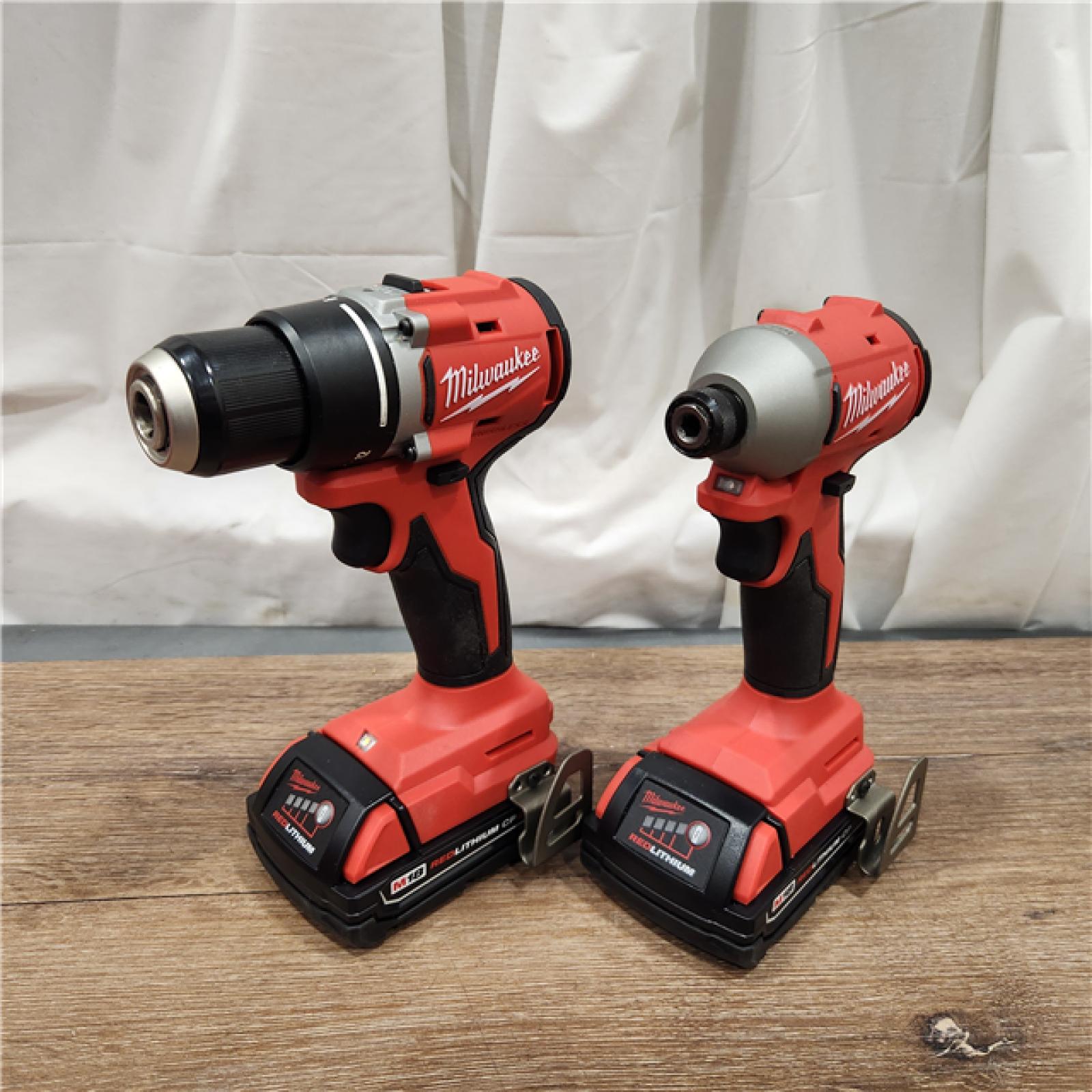 AS-IS Milwaukee M18 Compact Brushless 2-Tool Combo Kit