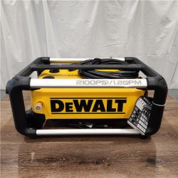 AS-IS DeWalt 2100 PSI 13 Amp Cold Water Electric Pressure Washer with Internal Equipment Storage