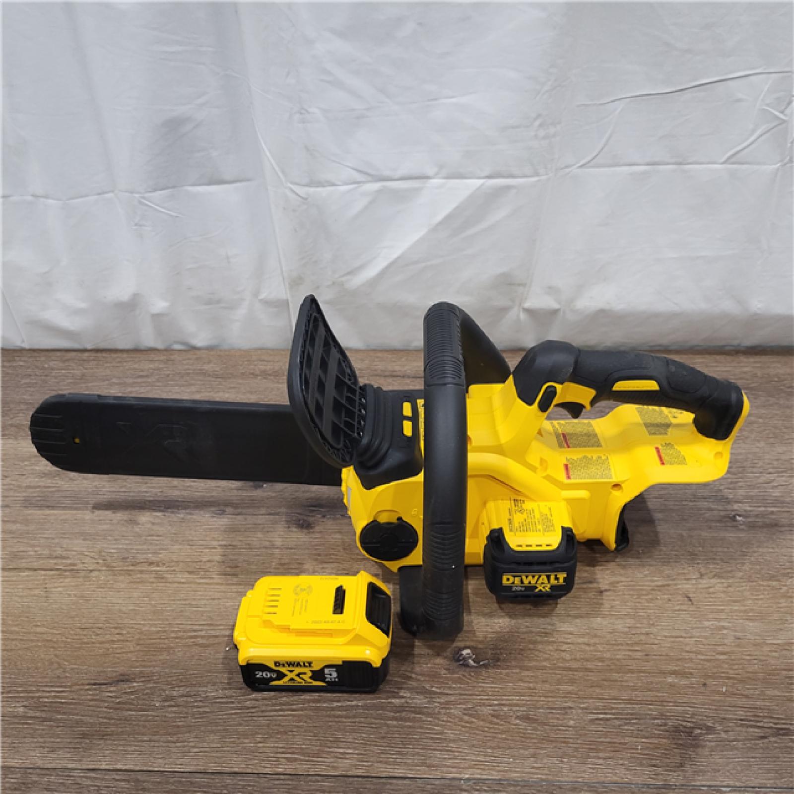 AS-IS DEWALT 20V MAX Brushless Cordless 12in. Chainsaw Kit