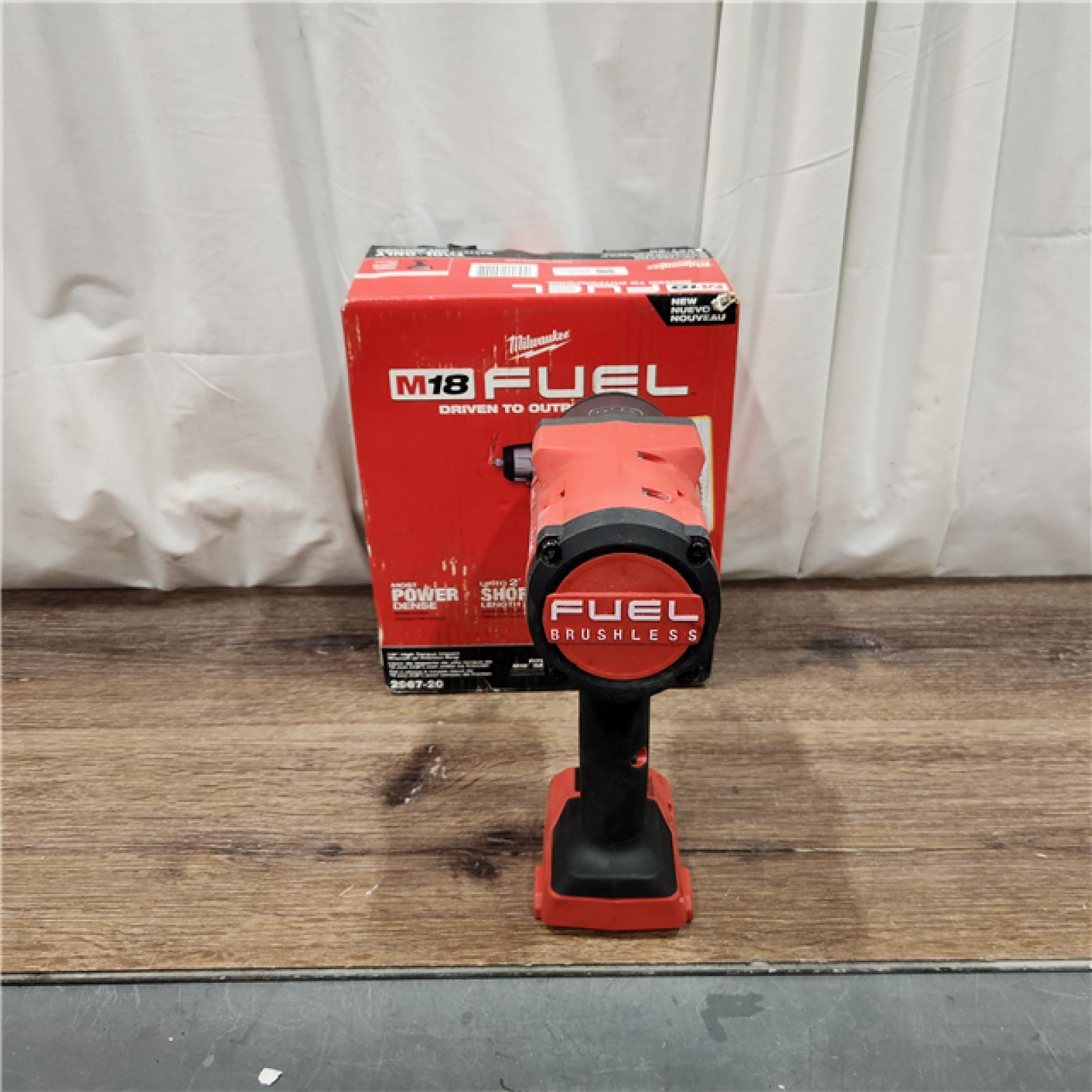 AS IS Milwaukee M18 FUEL 18V Lithium-Ion Brushless Cordless 1/2 in. Impact Wrench with Friction Ring (Tool-Only)