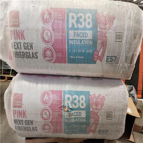 Phoenix Location Owens Corning R-38 Faced Fiberglass Insulation Batt 16 in. x 48 in. (8 Bags)