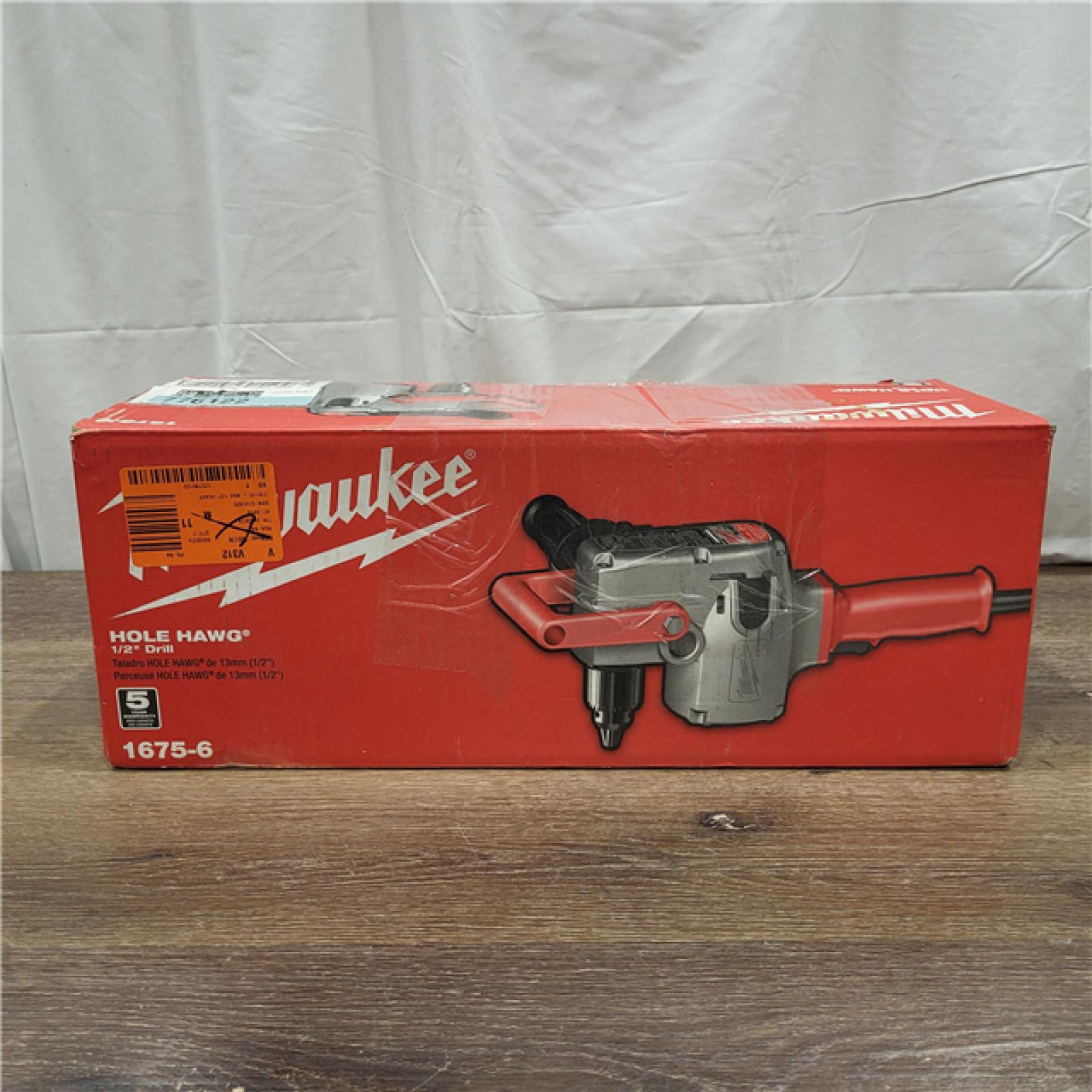 AS-IS Milwaukee 7.5 Amp 1/2 in. Hole Hawg Heavy-Duty Corded Drill