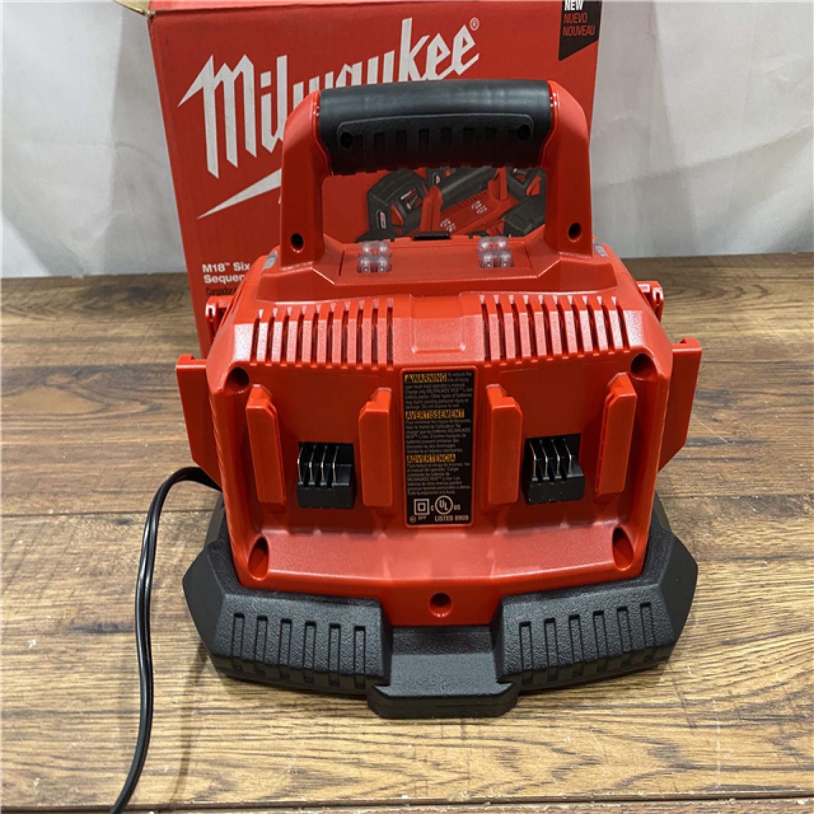 AS -IS Milwaukee 48-59-1806 M18 Six Pack Sequential Charger