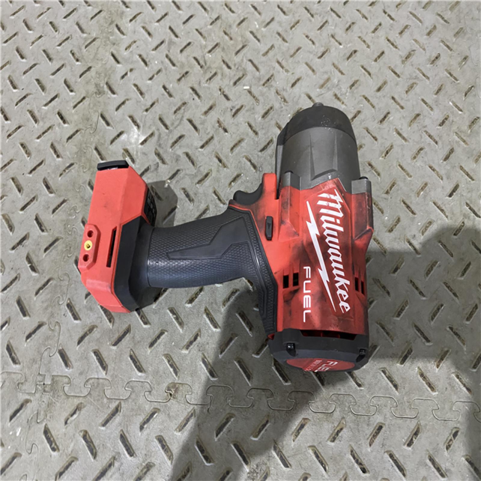 Houston location AS-IS MILWAUKEE M18 FUEL 18V Lithium-Ion Brushless Cordless 1/2 in. Impact Wrench with Friction Ring (Tool-Only)