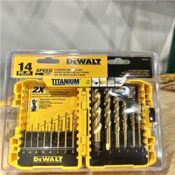 Dewalt titanium speed discount tip drill bit set