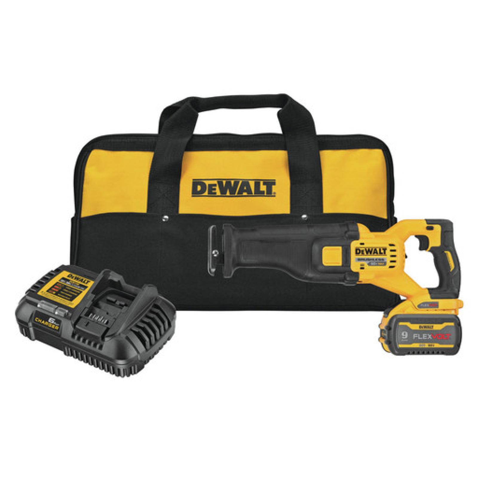 NEW FLEXVOLT 60V MAX Cordless Brushless Reciprocating Saw with (1) FLEXVOLT 9.0Ah Battery