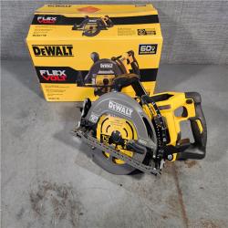 HOUSTON LOCATION - AS-IS (APPEARS LIKE NEW) DEWALT FLEXVOLT 60V MAX Cordless Brushless 7-1/4 in. Wormdrive Style Circular Saw (Tool Only)