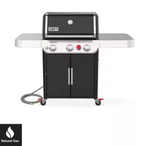 DALLAS LOCATION - Weber Genesis E-325s 3-Burner Natural Gas Grill in Black with Built-In Thermometer