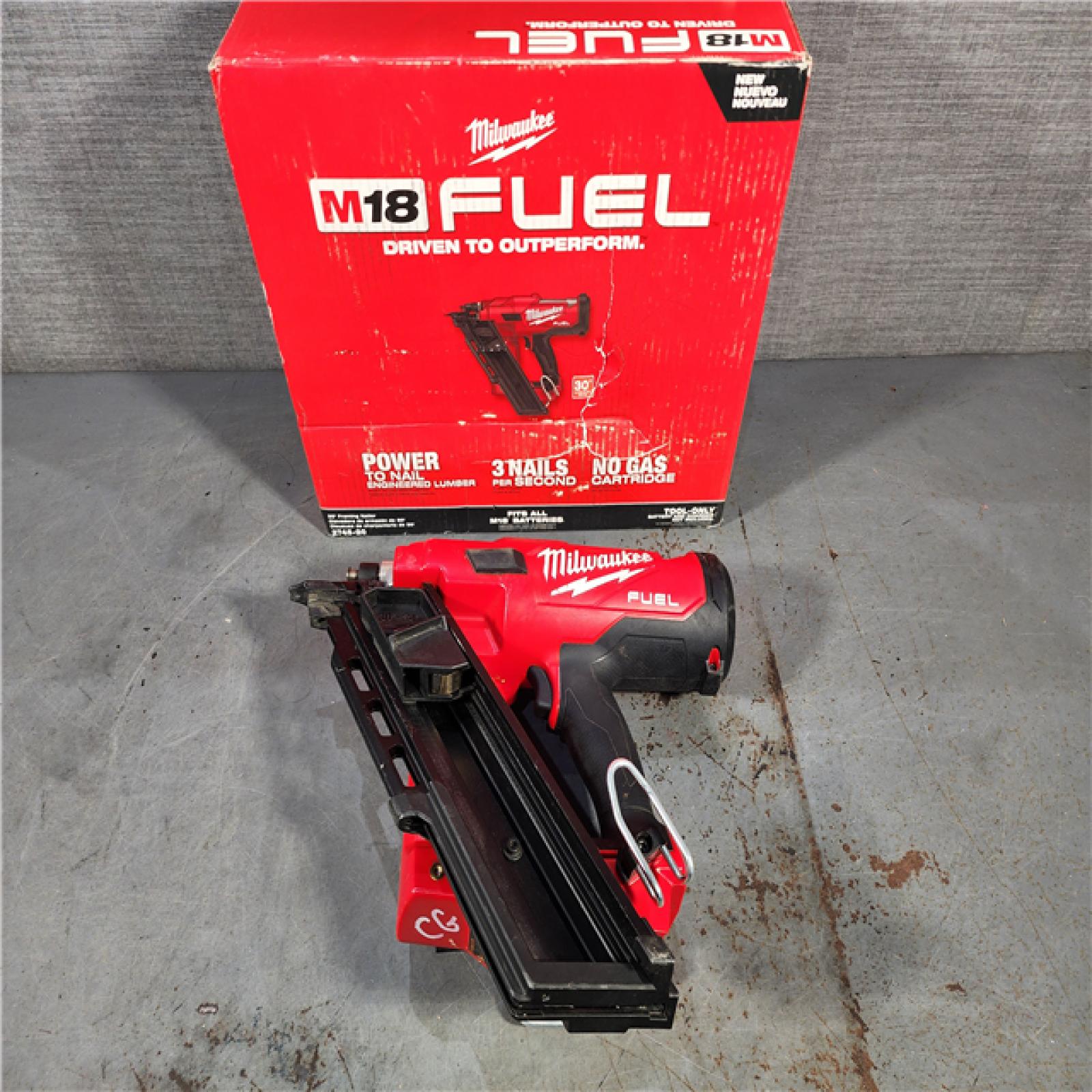 HOUSTON LOCATION - AS-IS M18 FUEL 3-1/2 in. 18-Volt 30-Degree Lithium-Ion Brushless Cordless Framing Nailer (Tool-Only)