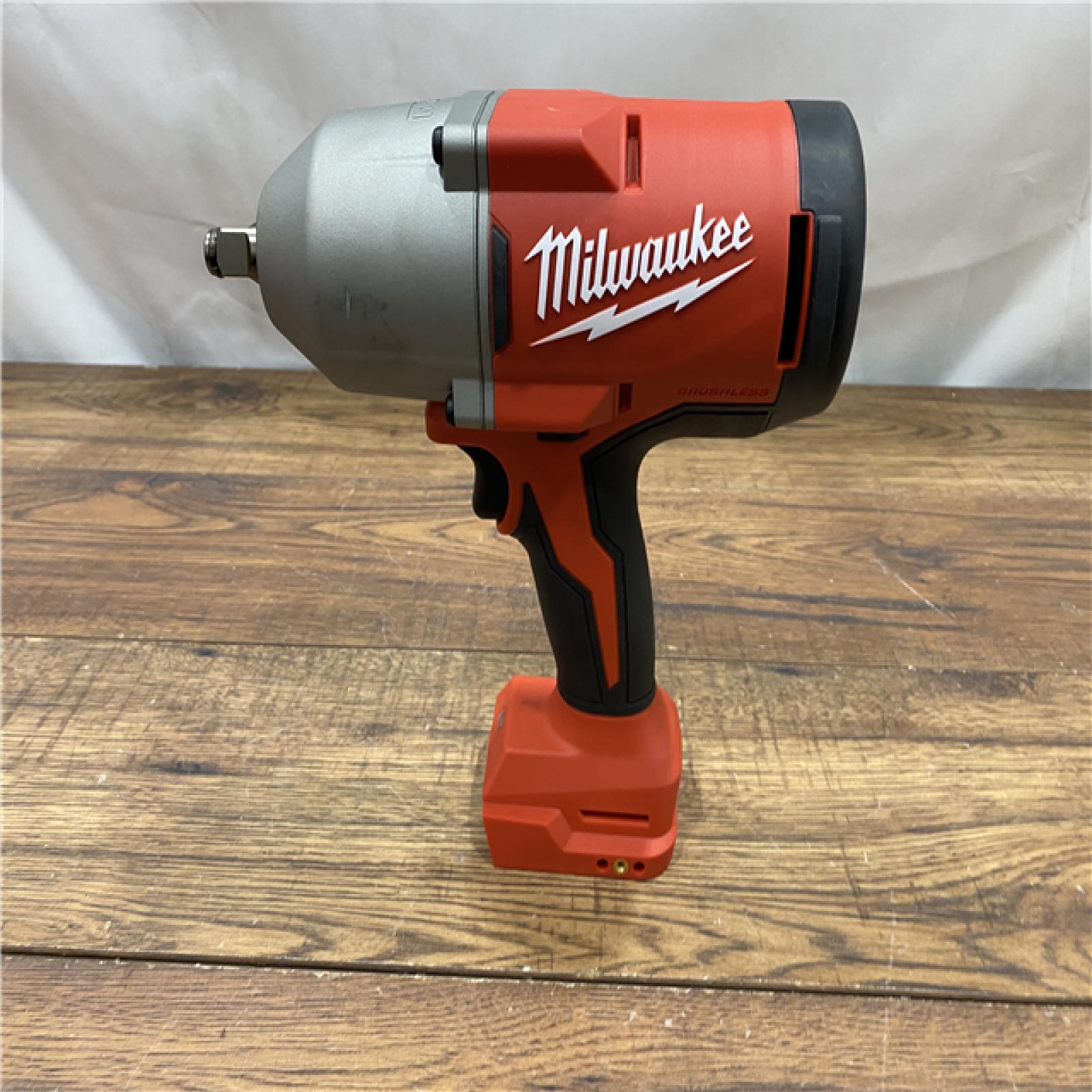 AS IS Milwaukee 2666-20 M18 18-Volt Lithium-Ion Brushless 1/2 in. High Torque Impact Wrench with Friction Ring (Tool-Only)