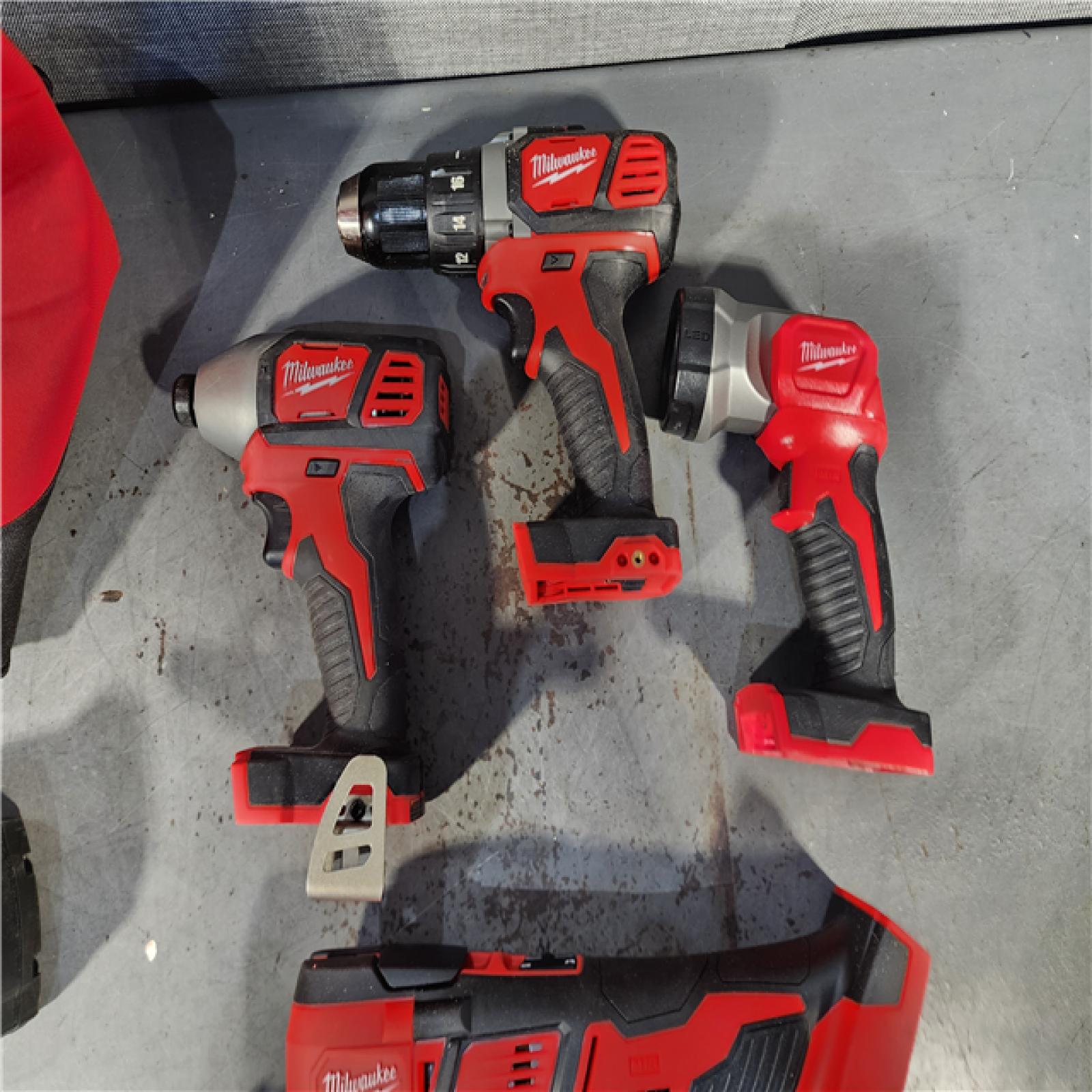 HOUSTON LOCATION - AS-IS Milwaukee 5 Tool Combo Kit W/ (2) Battery & Charger