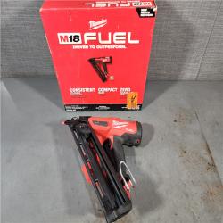 HOUSTON LOCATION - AS-IS Milwaukee 2839-20 M18 FUEL 15 Ga. 18 Volt Brushless Angled Finish Nailer (TOOL ONLY)