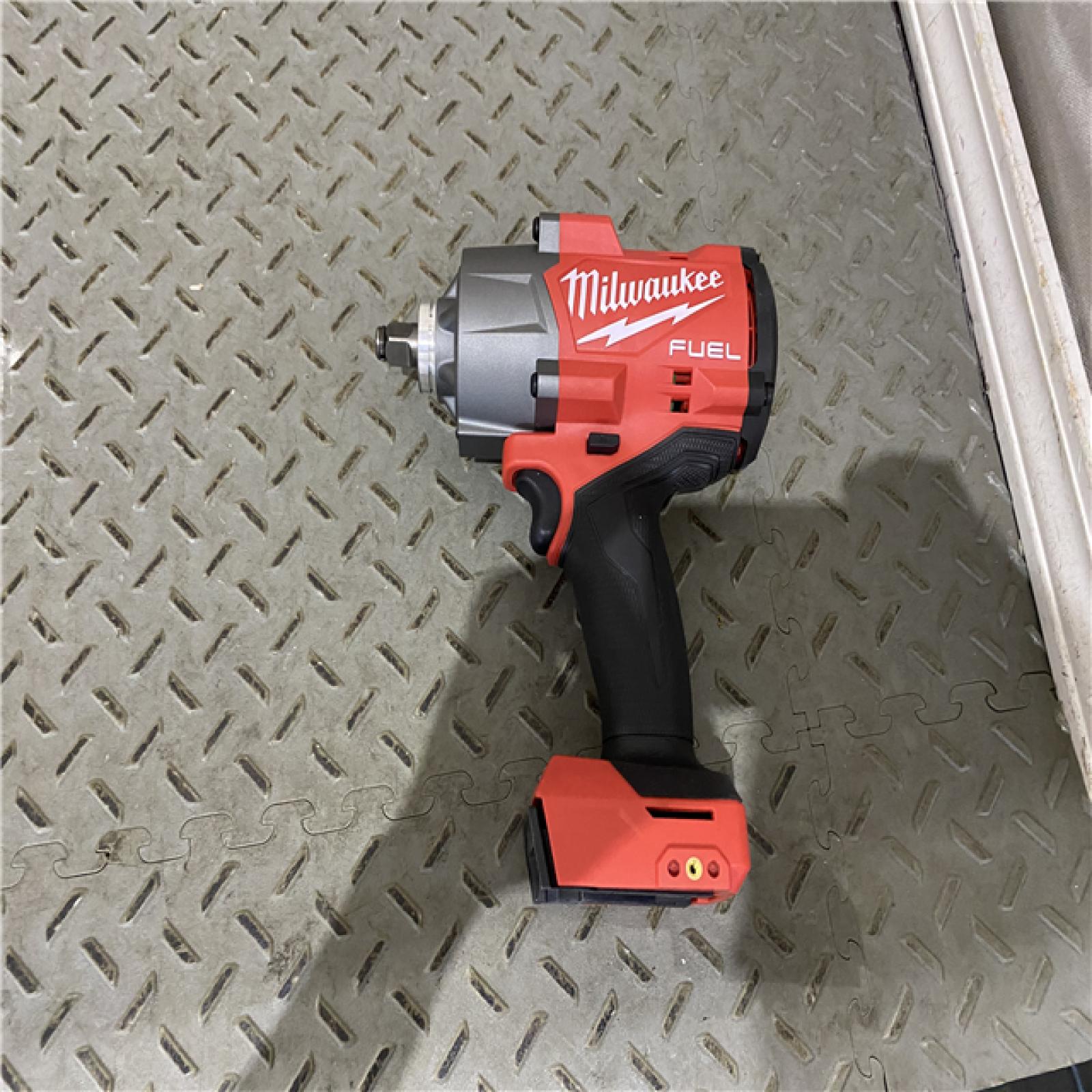 Houston location AS-IS MILWAUKEE M18 FUEL 18V Lithium-Ion Brushless Cordless 1/2 in. Impact Wrench with Friction Ring (Tool-Only)