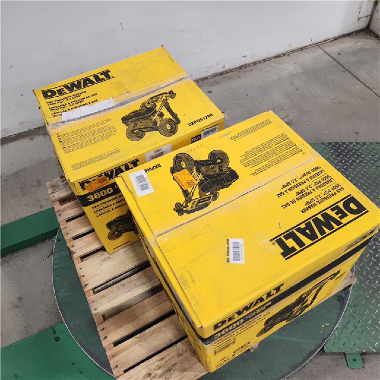 Dallas Location - As-Is DeWalt 3600 MAX DXPW61299 PSI 2.5GPM Gas Pressure Washer.(Lot Of 2)