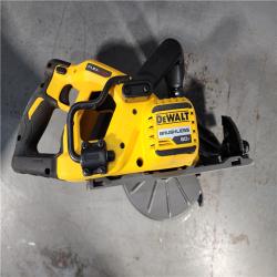 HOUSTON LOCATION - AS-IS DEWALT FLEXVOLT 60V MAX Cordless Brushless 7-1/4 in. Wormdrive Style Circular Saw (Tool Only)