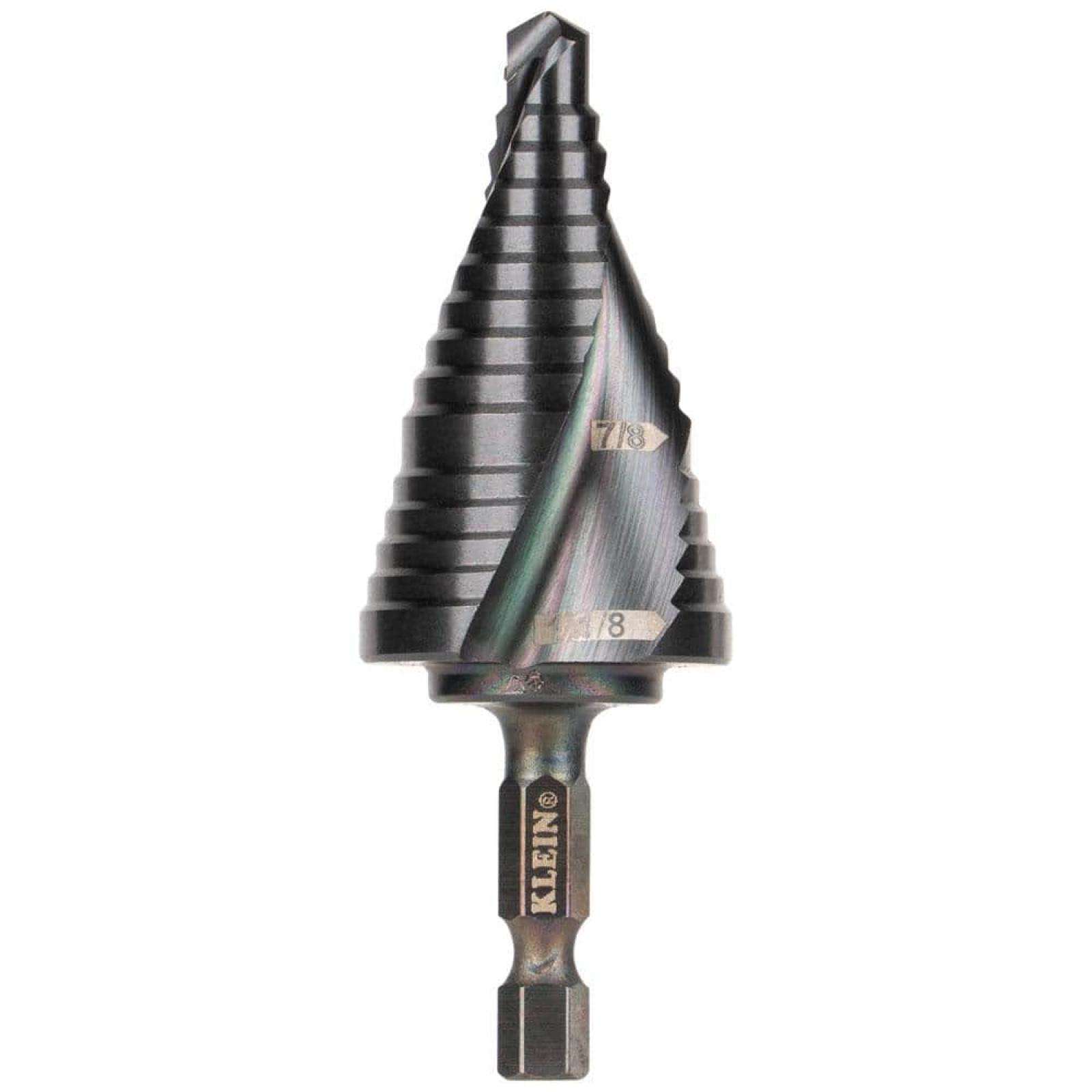 NEW Step Drill Bit, Quick Release, Spiral Flute, 1-1/8 in. (4UNITS)