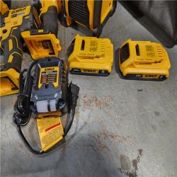 HOUSTON LOCATION - AS-IS DEWALT 20-Volt Max Lithium-Ion 9-Tool Cordless Combo Kit with Two 2.0 Ah Batteries, Charger and 2 Bags