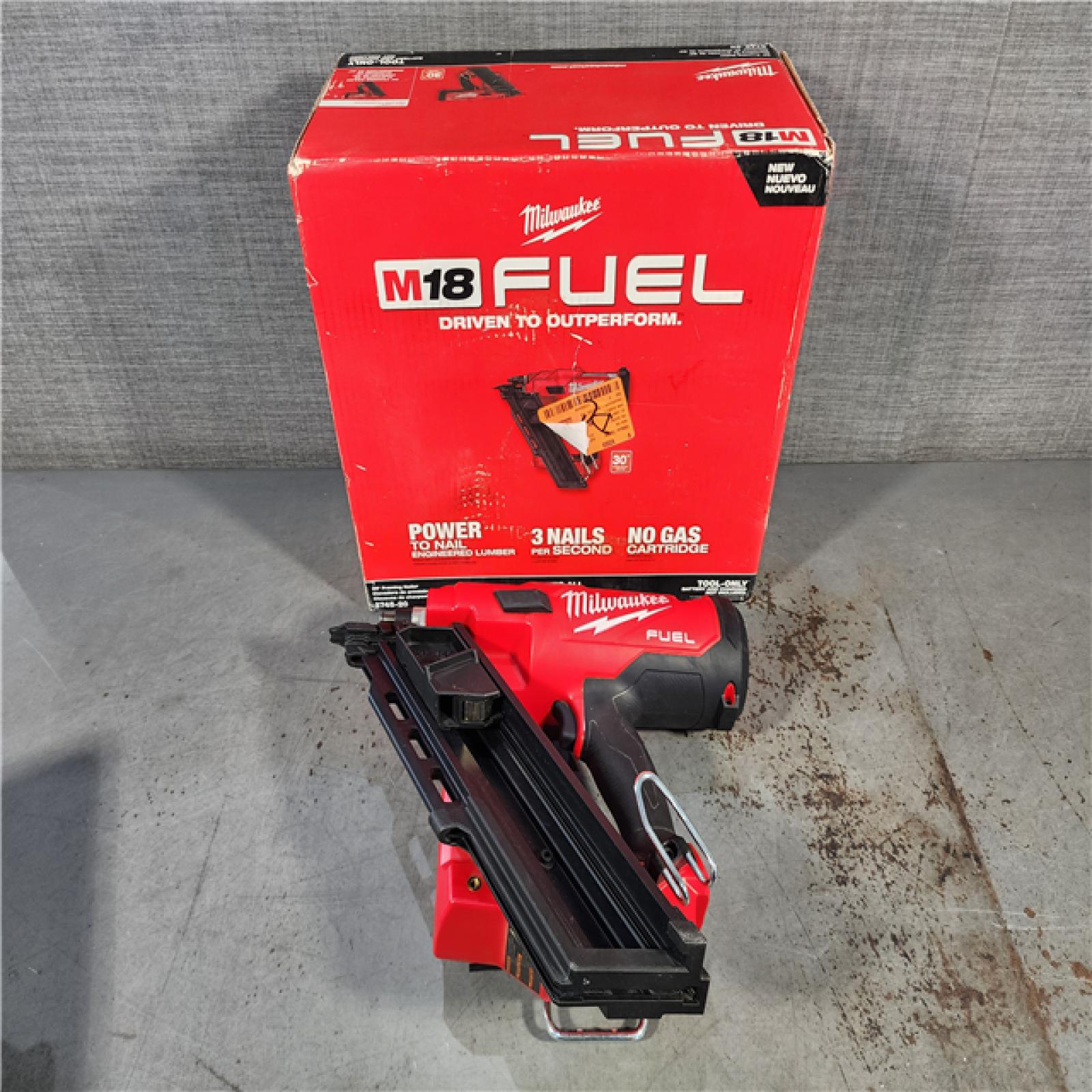 HOUSTON LOCATION - AS-IS (APPEARS LIKE NEW) M18 FUEL 3-1/2 in. 18-Volt 30-Degree Lithium-Ion Brushless Cordless Framing Nailer (Tool-Only)