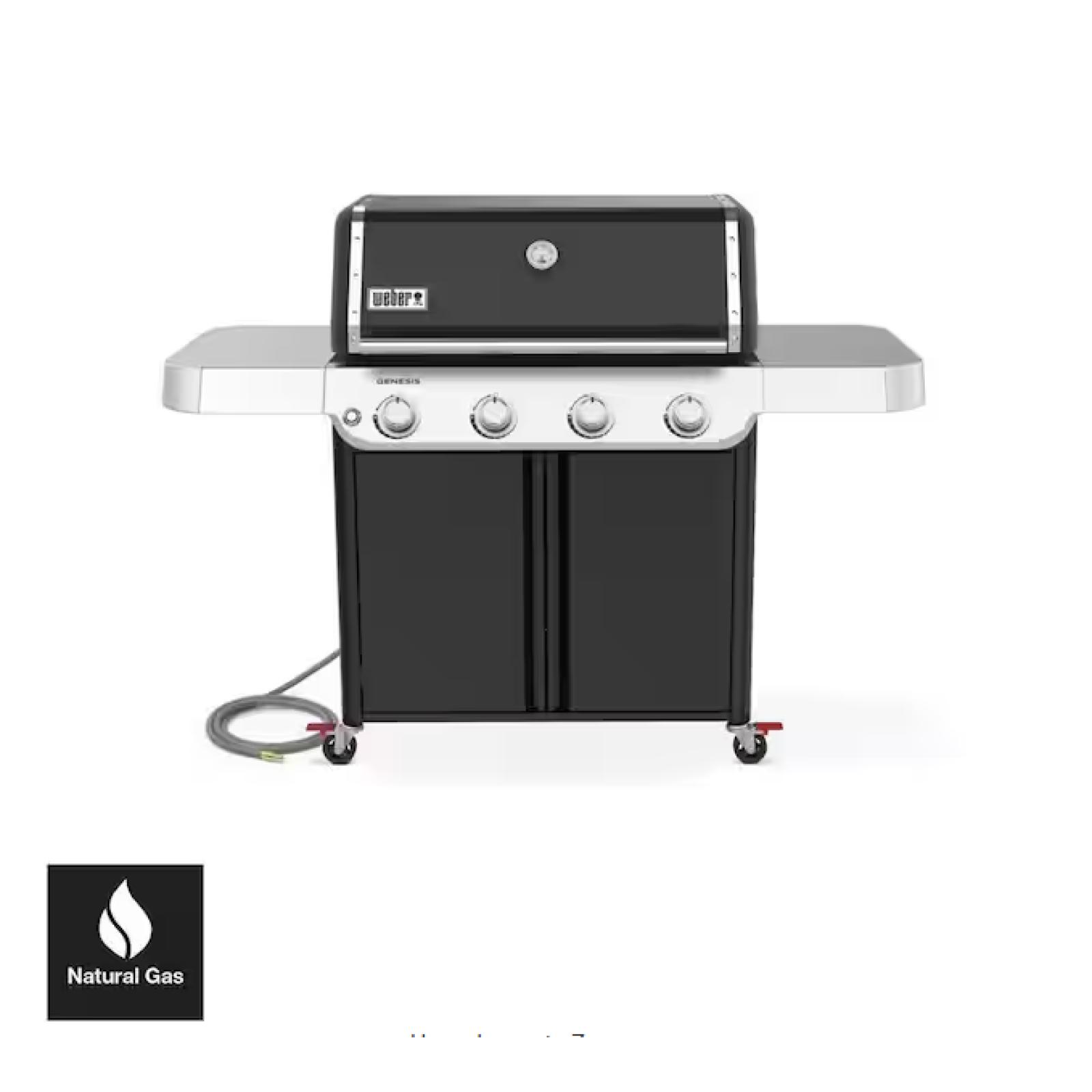 DALLAS LOCATION - Weber Genesis E-415 4-Burner Natural Gas Grill in Black