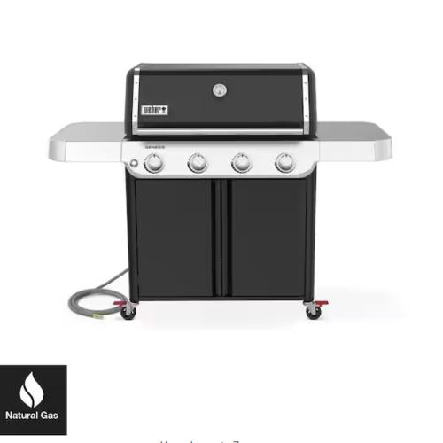 DALLAS LOCATION - Weber Genesis E-415 4-Burner Natural Gas Grill in Black