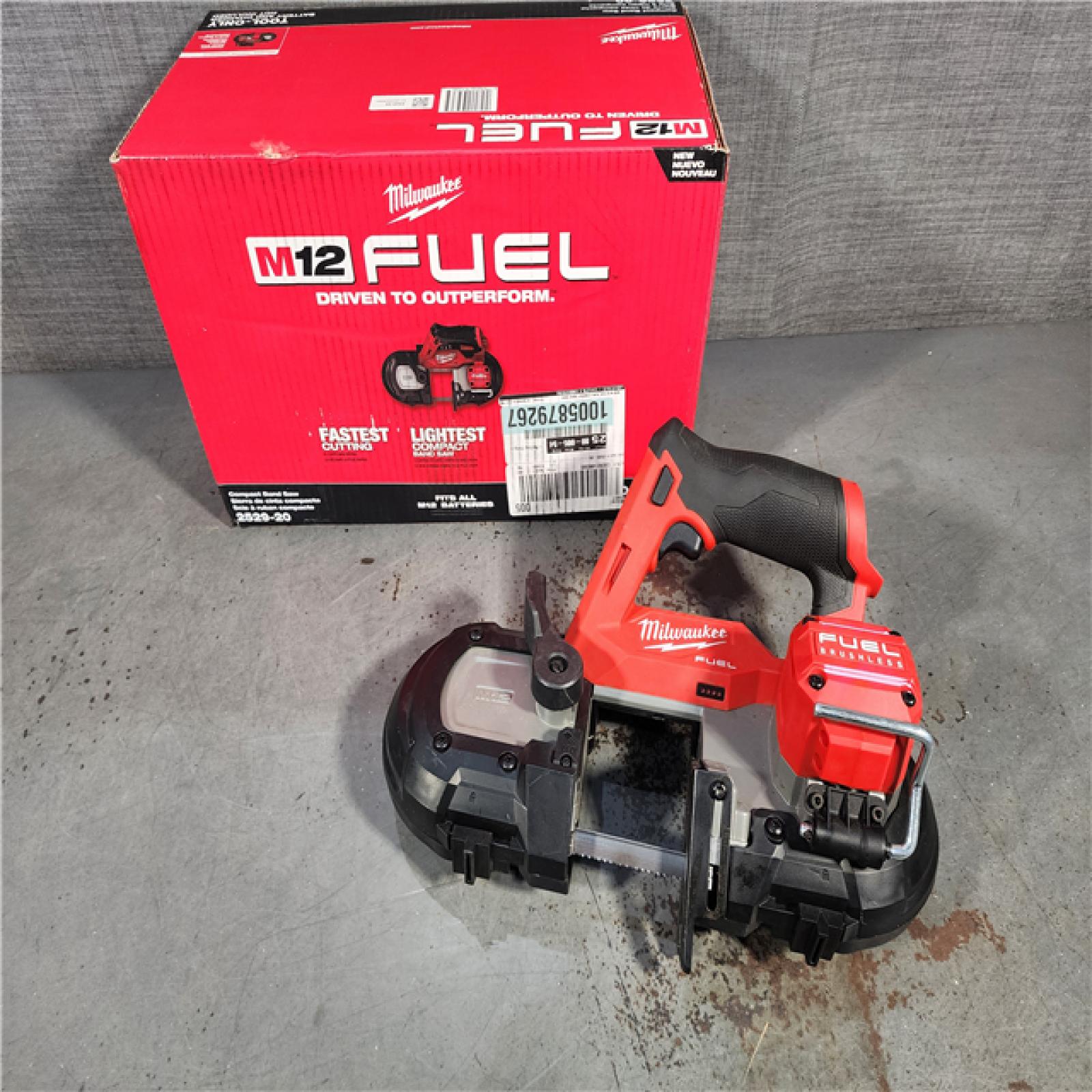 HOUSTON LOCATION - AS-IS M12 FUEL 12V Lithium-Ion Cordless Compact Band Saw (Tool-Only)