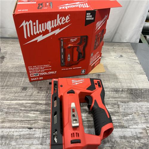 AS-IS Milwaukee Tool M12 3/8  Crown Stapler (Tool Only)