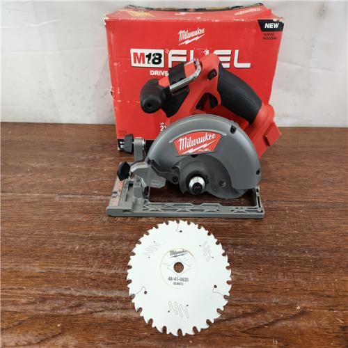 AS-IS Milwaukee M18 FUEL 18V Lithium-Ion Brushless Cordless 6-1/2 in. Circular Saw (Tool-Only)