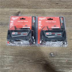 NEW! Milwaukee M18 18-Volt Lithium-Ion XC Extended Capacity 5.0Ah Battery Pack	 ( 2 PACK)