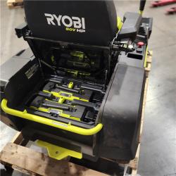 Dallas Location - As-Is RYOBI 80V HP Brushless 30 in. Battery Electric Cordless Zero Turn Riding Mower with (2) 80V 10 Ah Batteries and Charger