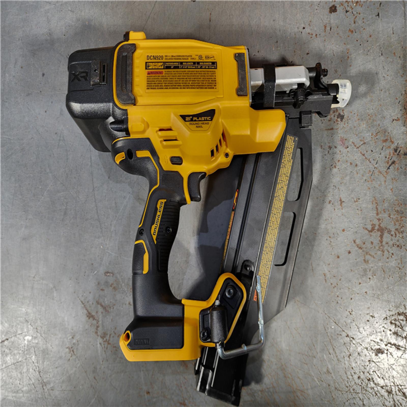 HOUSTON LOCATION - AS-IS (APPEARS LIKE NEW) DEWALT 20-Volt 21Â° Cordless Framing Nailer (Tool-Only)