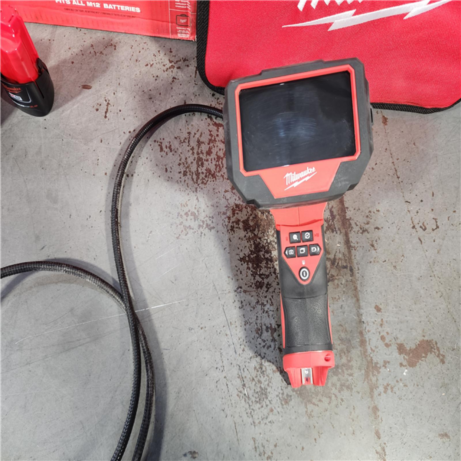 HOUSTON LOCATION - AS-IS M12 12V Lithium-Ion Cordless M-SPECTOR 360-Degree 4 Ft. Inspection Camera Kit