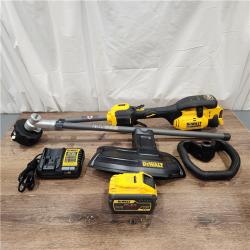 AS-IS FLEXVOLT 60V MAX 17 in. Cordless Battery Powered Attachment Capable Trimmer Kit with (1) FLEXVOLT 3 Ah Battery & Charger