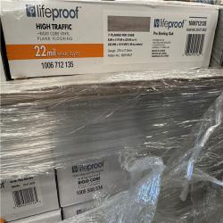 California AS-IS Lifeproof High Traffic Rigid Core Vinyl Plank Flooring (Pro Sterling Oak/3 boxes)(Woodacres Oak/28 Boxes)