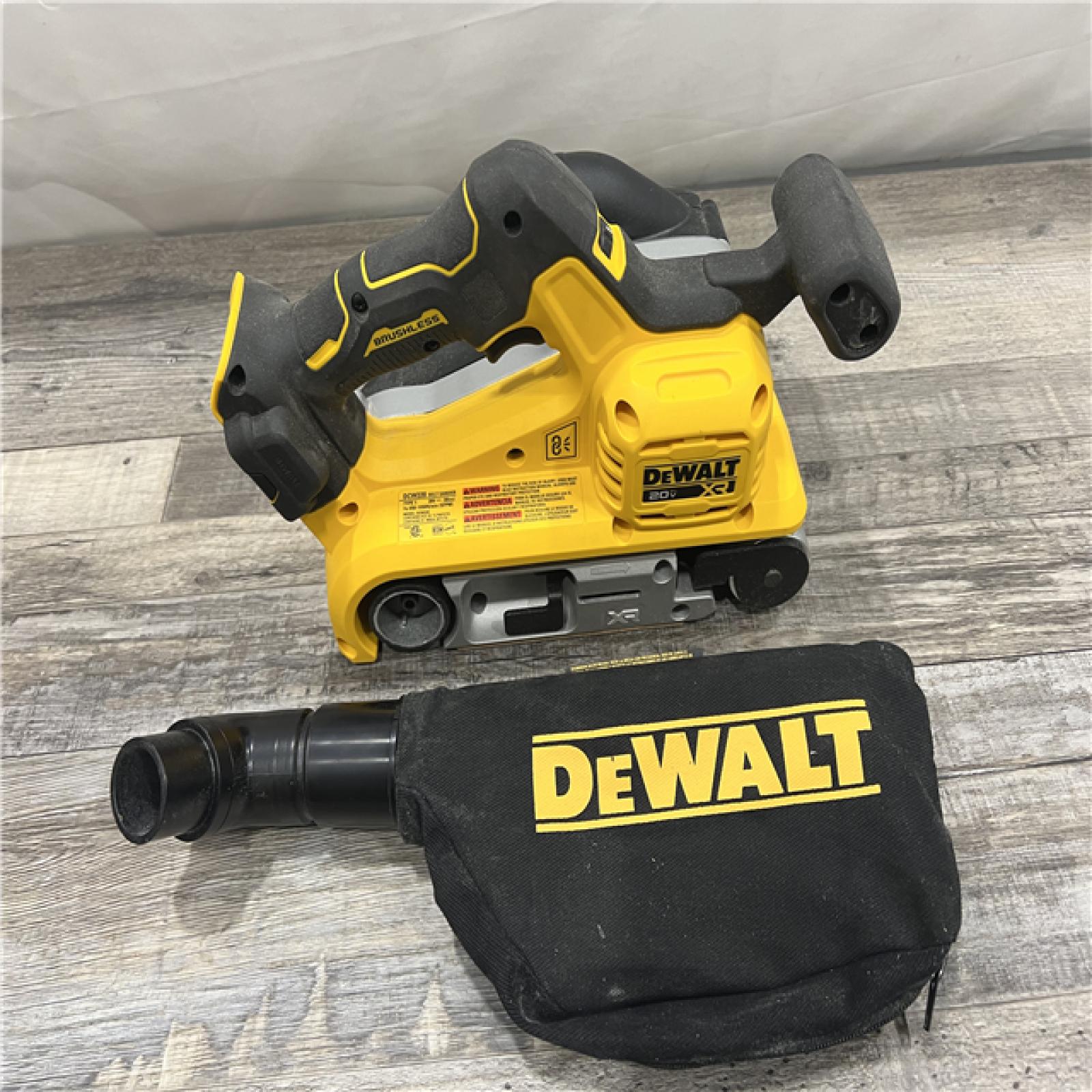 AS-IS DEWALT 20-Volt Cordless Belt Sander (Tool-Only)