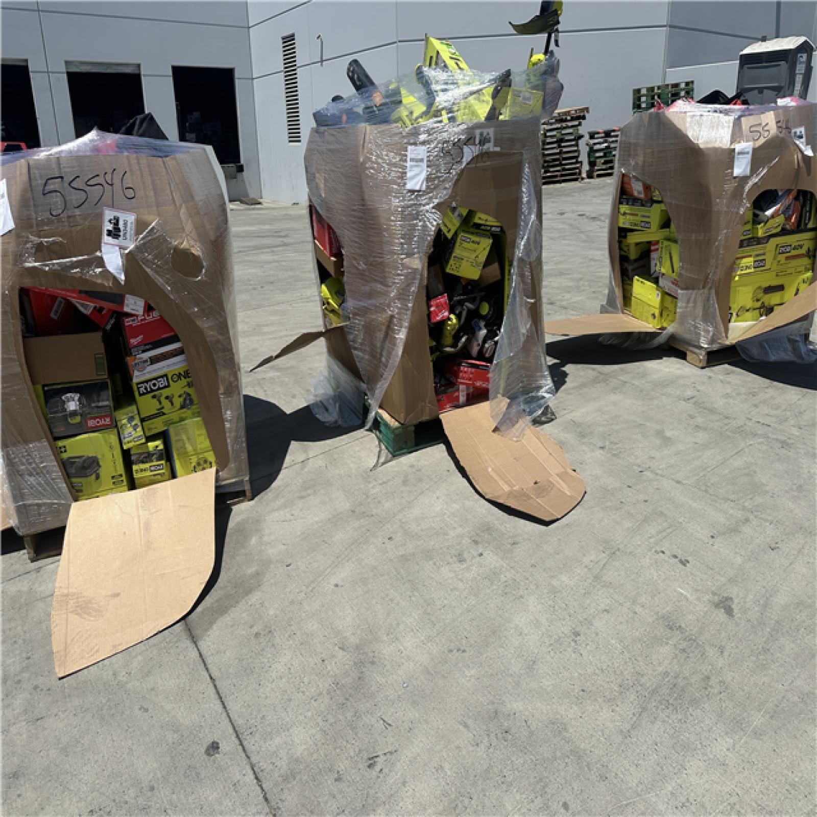 California AS-IS POWER TOOLS Partial Lot (3 Pallets) P-R055546