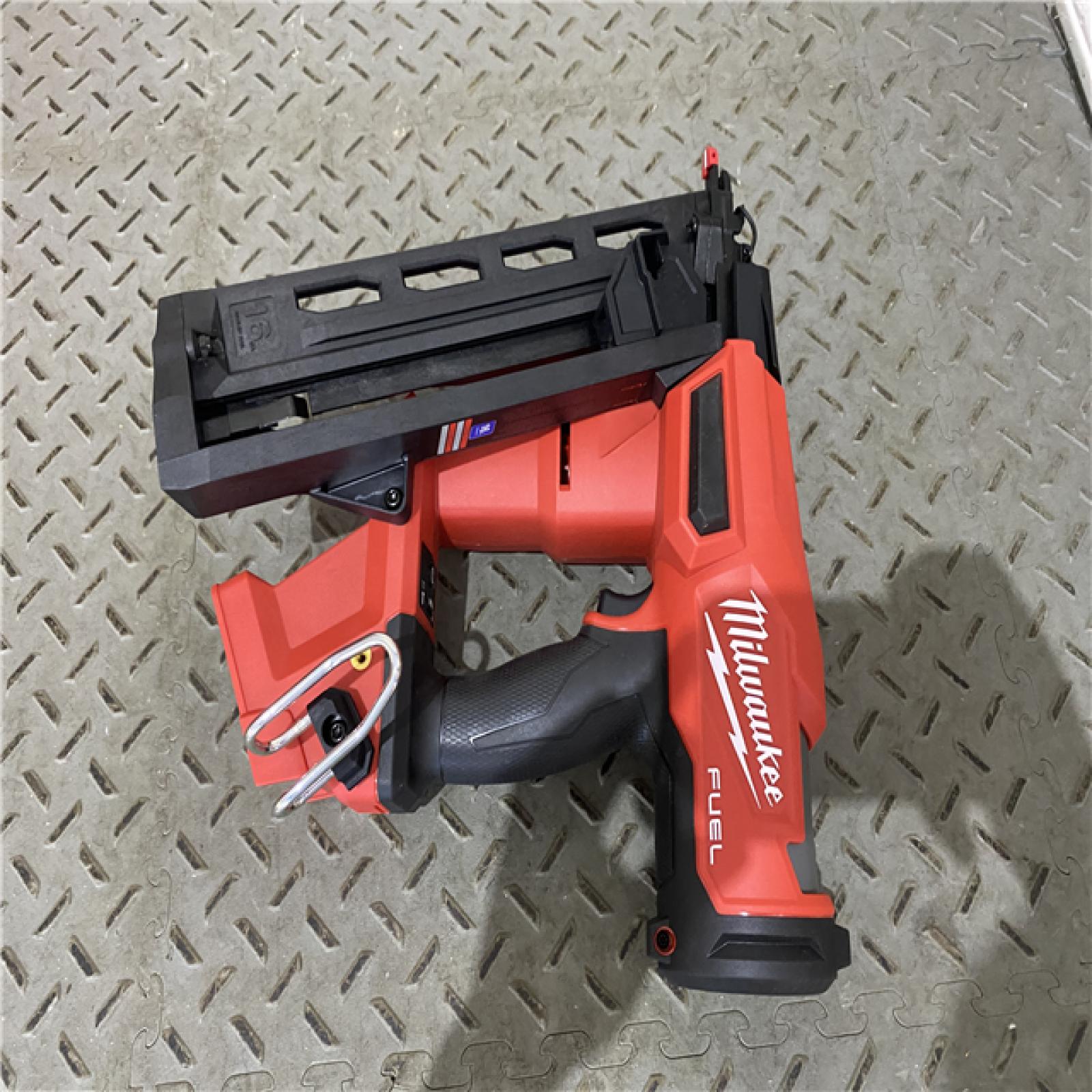 Houston location AS-IS Milwaukee 2841-20 18V Cordless Gen II 16 Gauge Angled Finish Nailer (Tool Only)