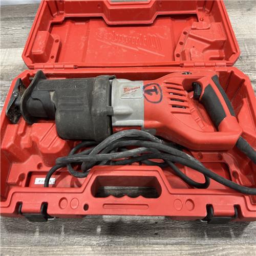 AS-IS MILWAUKEE 15 Amp 1-1/4 in. Stroke Orbital SUPER SAWZALL Reciprocating Saw with Hard Case