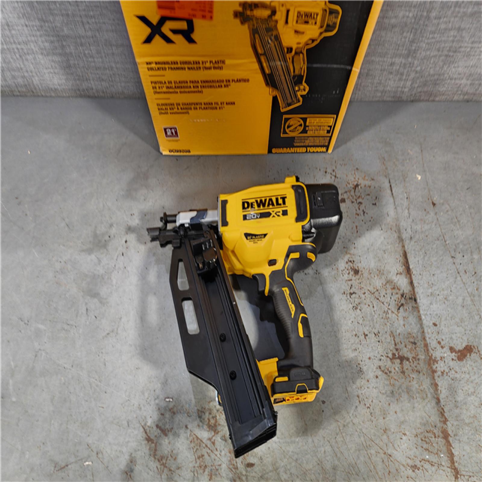 HOUSTON LOCATION - AS-IS DEWALT 20-Volt 21Â° Cordless Framing Nailer (Tool-Only)