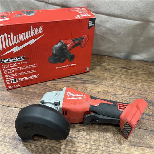 AS-IS Milwaukee 2686-20 18V Cordless 4.5 /5  Grinder W/ Paddle Switch (Tool Only)