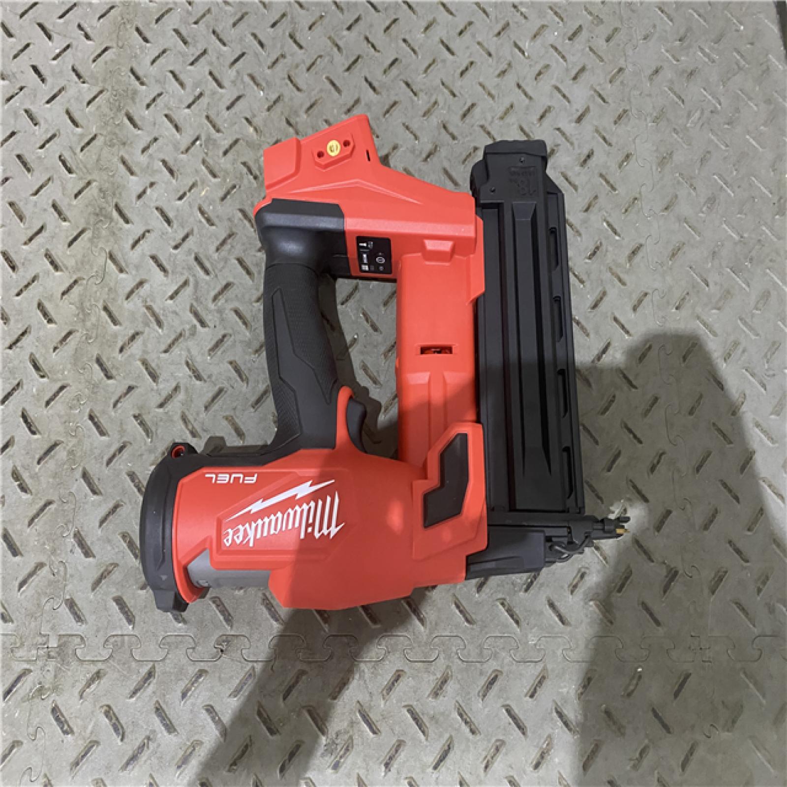 Houston location AS-IS Milwaukee M18 Fuel 18V Brushless 18-Gauge Brad Nailer 2746-20 (Bare Tool)