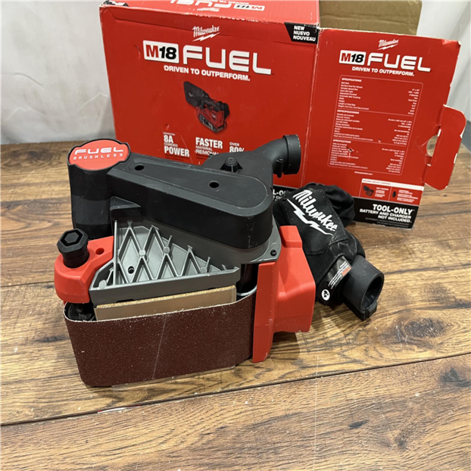 AS-IS M18 FUEL 18-Volt Lithium-Ion Cordless Belt Sander (Tool-Only)