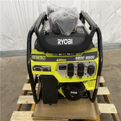 Houston Location - AS-IS Ryobi EasyStart Generator 6,800 Running Watts 8,500Starting Watts