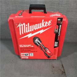 HOUSTON LOCATION - AS-IS (APPEARS LIKE NEW) Milwaukee M12 Force Logic Press Tool 1/2 in. to 1 in. Kit