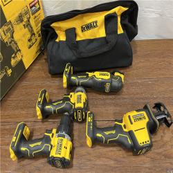 AS-ISDeWalt 20V MAX ATOMIC Cordless Brushless 4 Tool Combo Kit