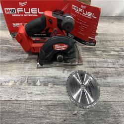 AS-IS Milwaukee 2782-20 M18 FUEL 18V Brushless Lithium-Ion 5-3/8 Cordless Metal Saw