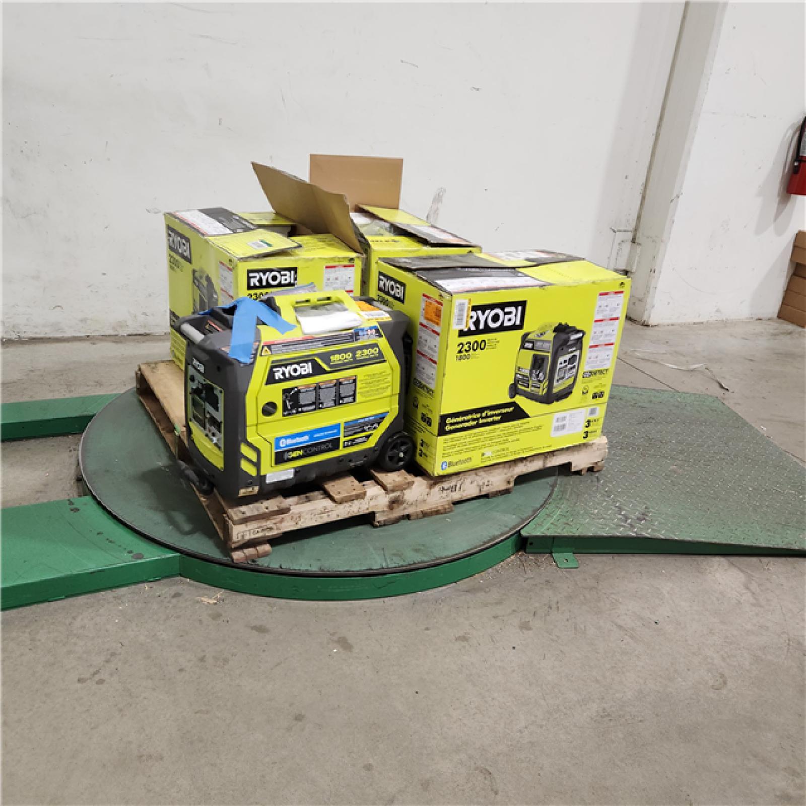 Dallas Location - As-Is Ryobi 2300-Watt Bluetooth Inverter Generator(Lot Of 4)