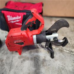 HOUSTON LOCATION - AS-IS M18 18V Lithium-Ion Cordless FORCE LOGIC 3 in. Underground Cable Cutter W/ (1) 5.0Ah Battery, Charger, Tool Bag